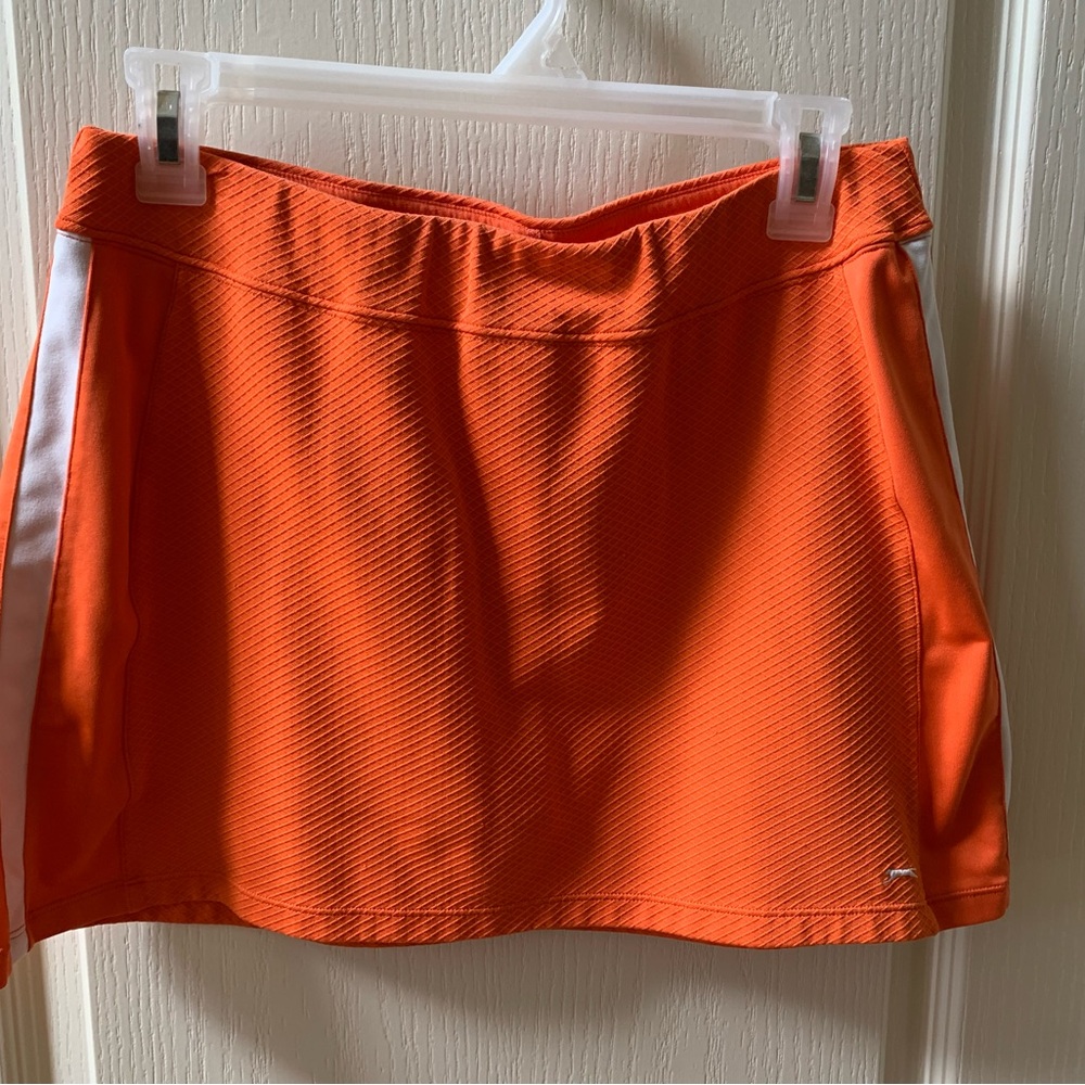 Slazenger Orange Skirt with White Accents
